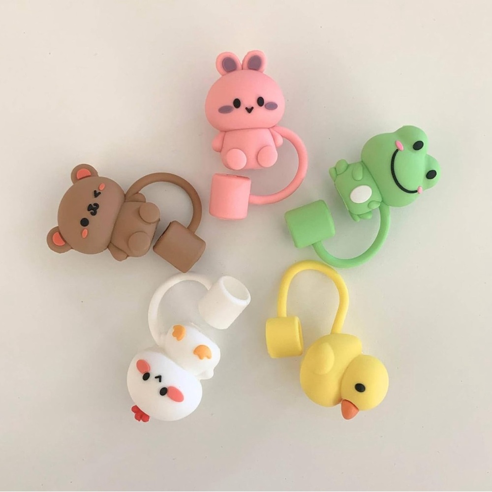 Straw covers 5 pack NEW